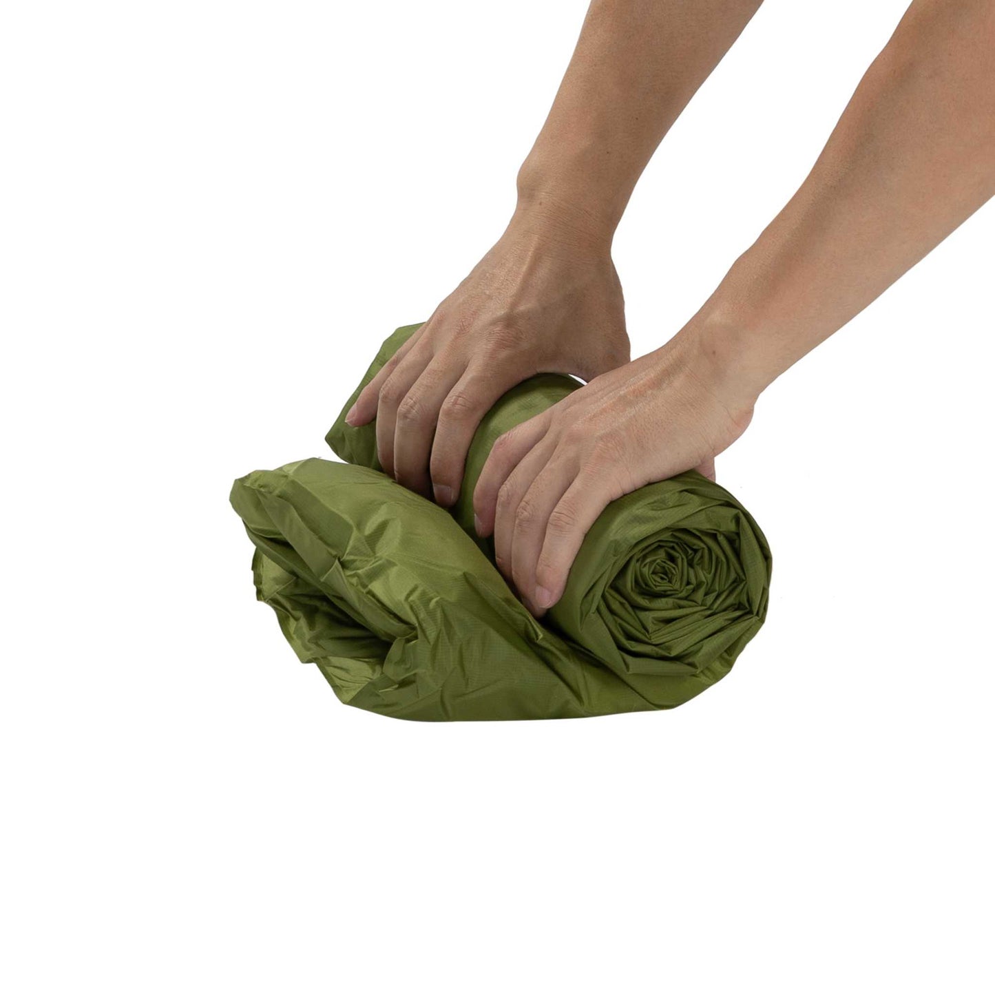 Ultralet liggeunderlag - 12 cm - Indbygget pude og fodpumpe