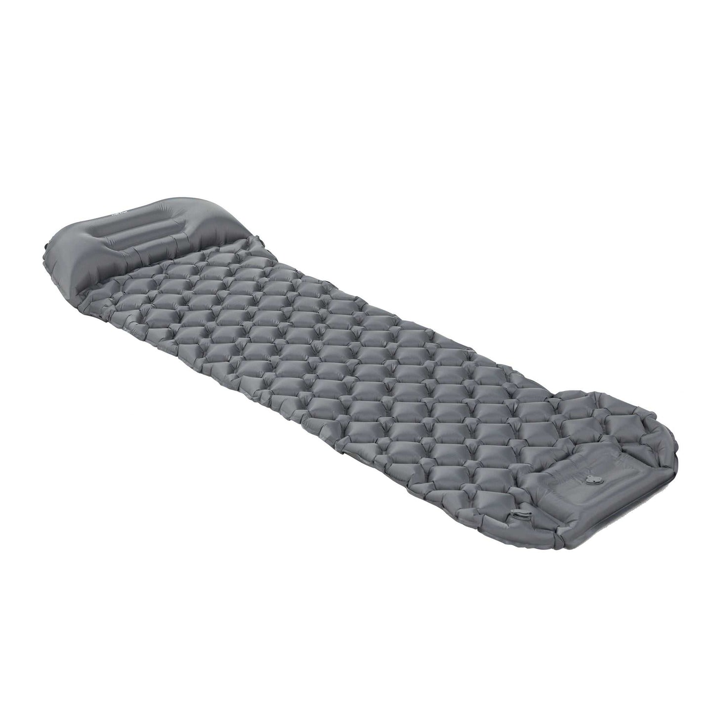 Ultralet liggeunderlag - 5,5 cm - Indbygget pude og fodpumpe