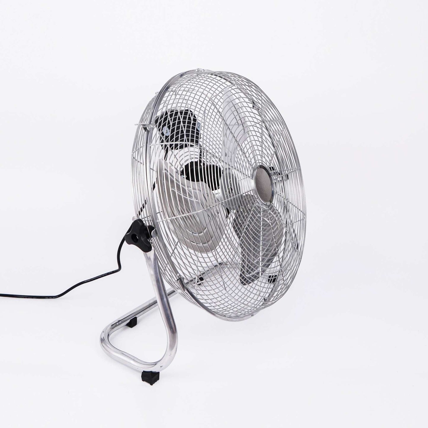 Gulvventilator i stål - Ø30 cm.