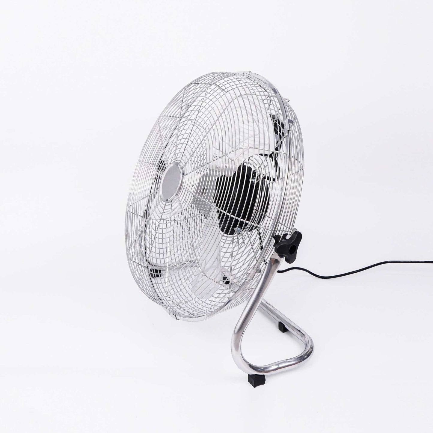 Gulvventilator i stål - Ø30 cm.