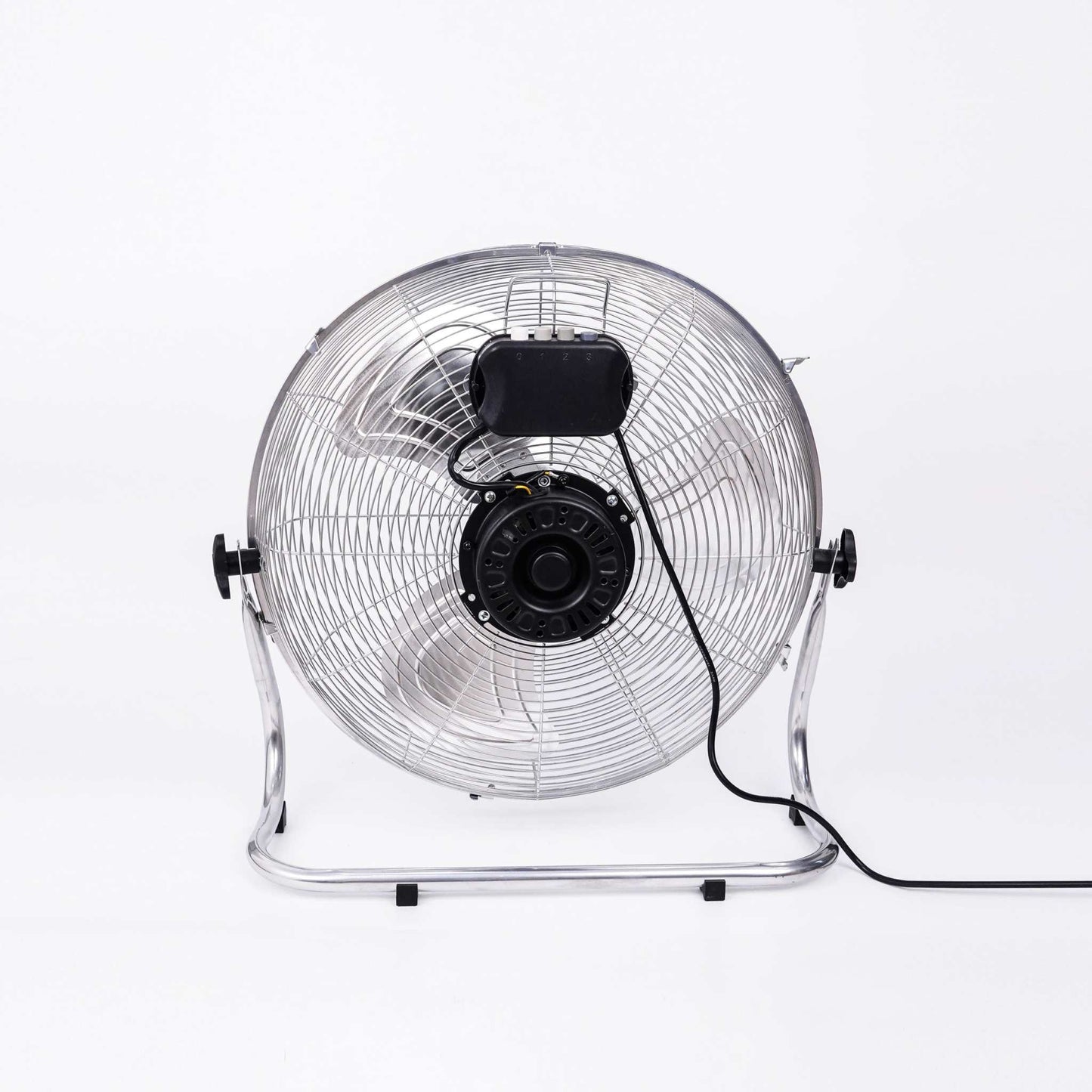 Gulvventilator i stål - Ø30 cm.