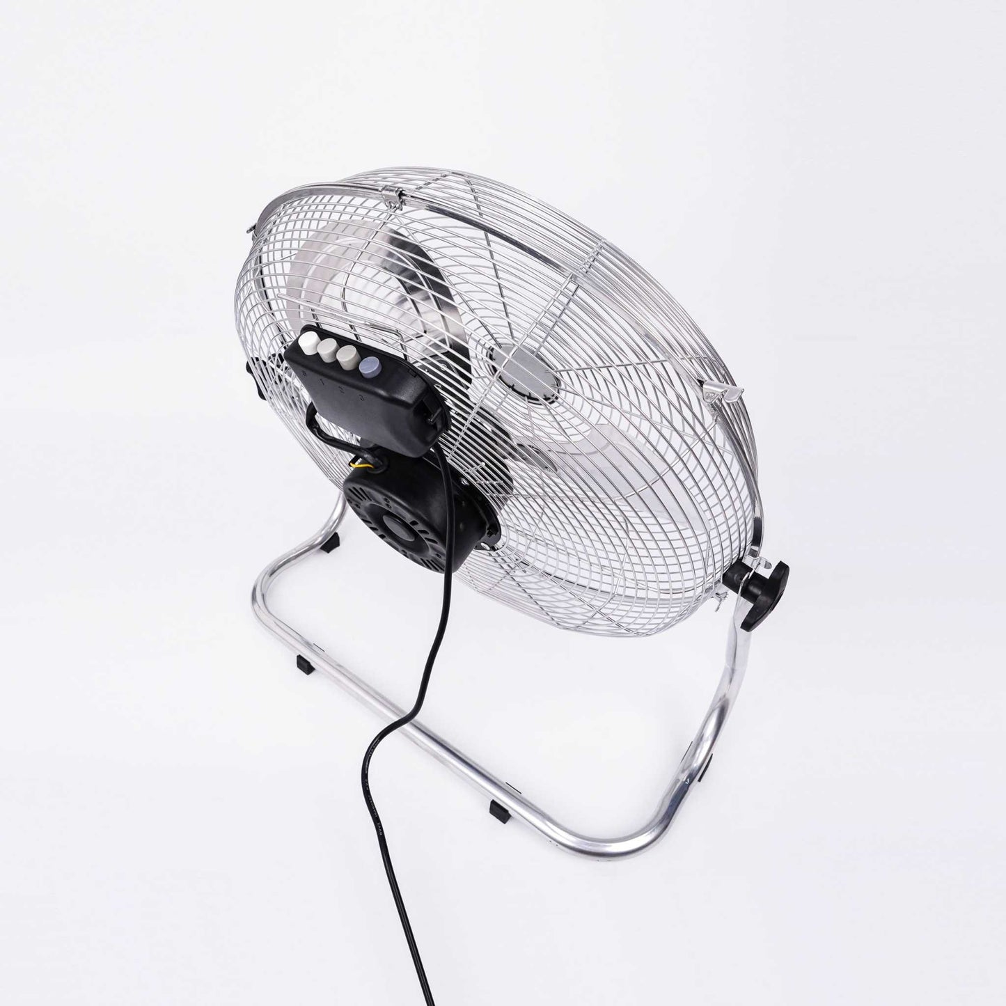 Gulvventilator i stål - Ø30 cm.