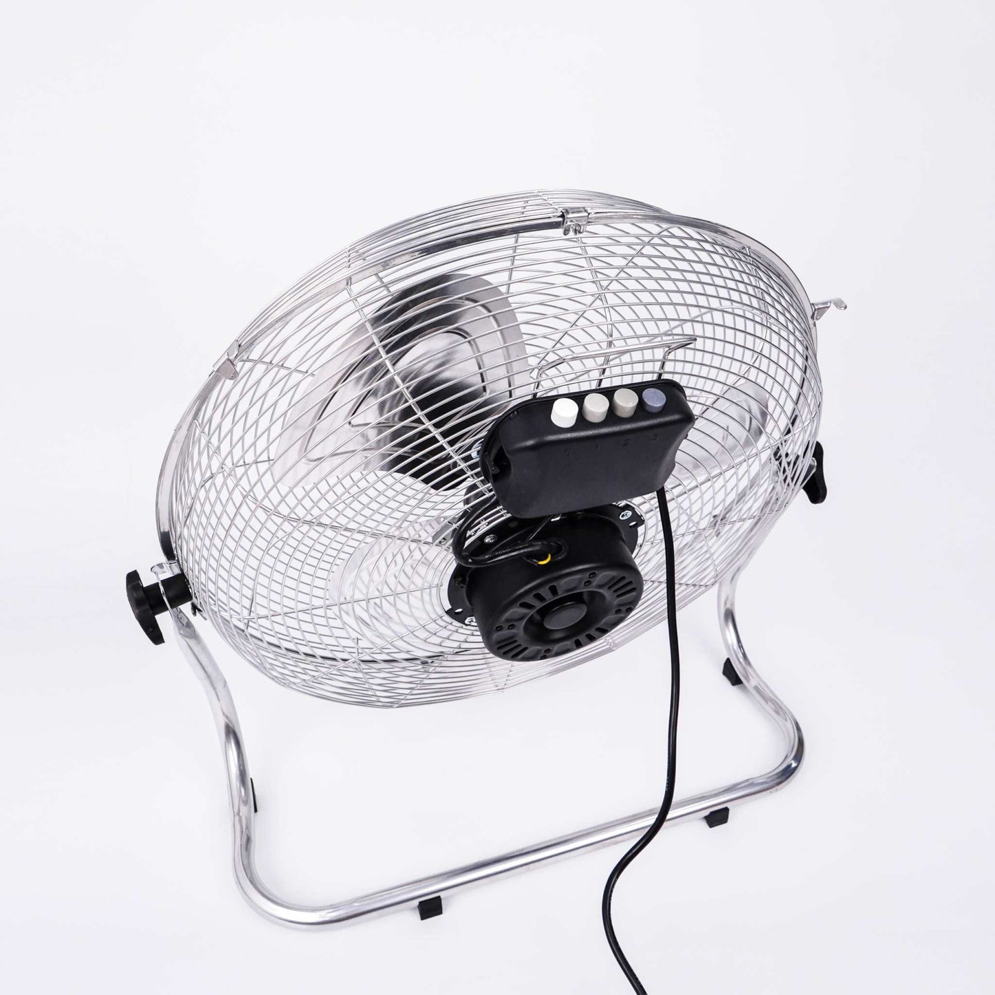 Gulvventilator i stål - Ø45 cm.