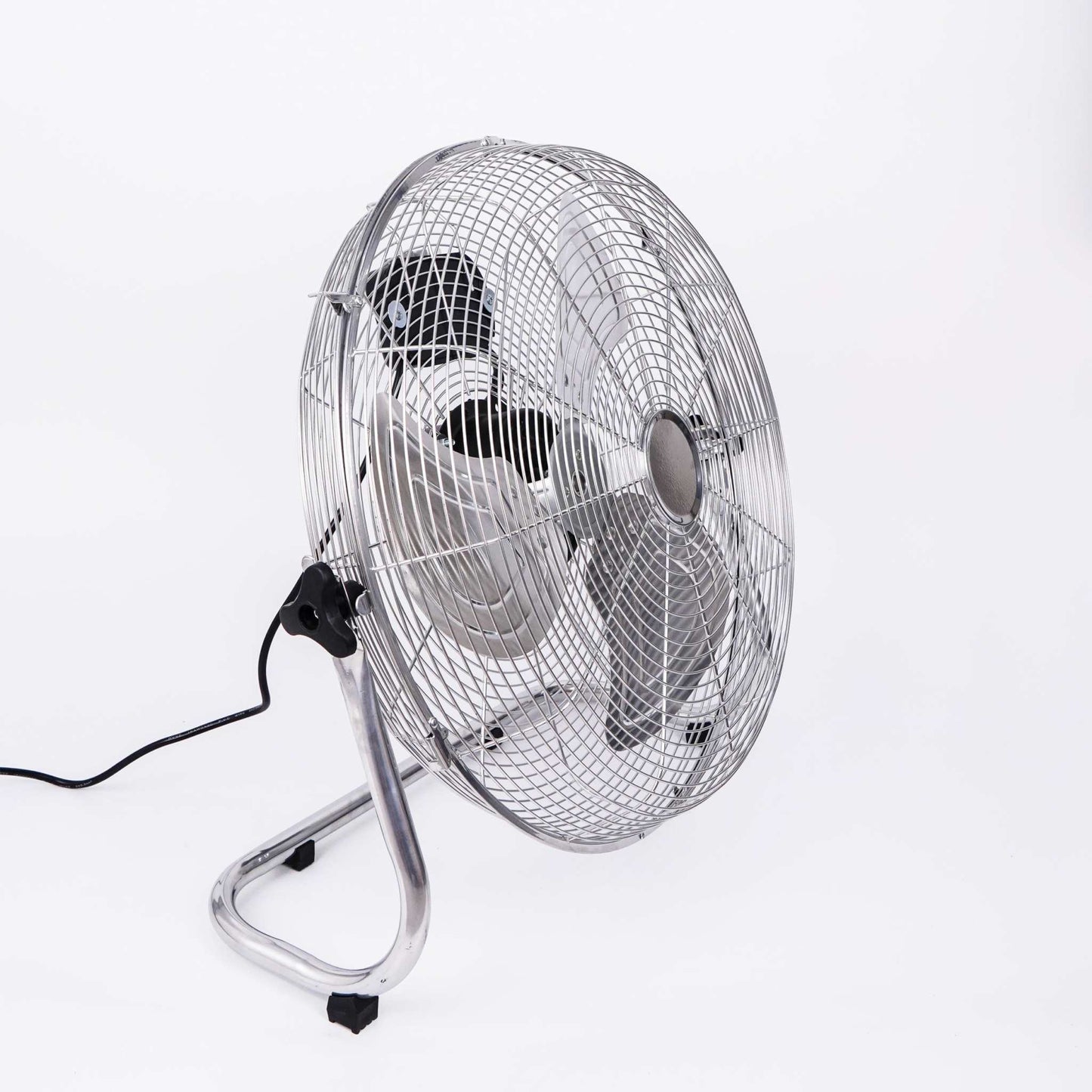 Gulvventilator i stål - Ø45 cm.