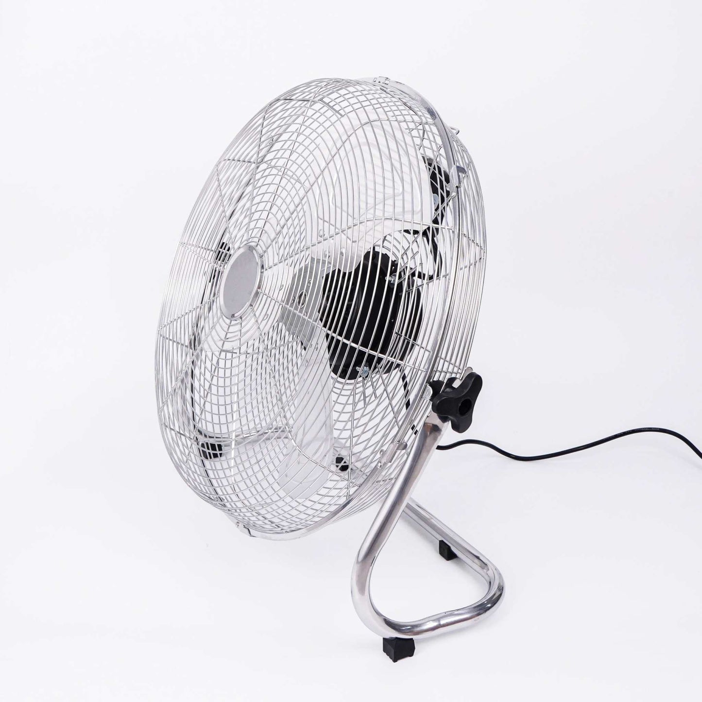 Gulvventilator i stål - Ø45 cm.