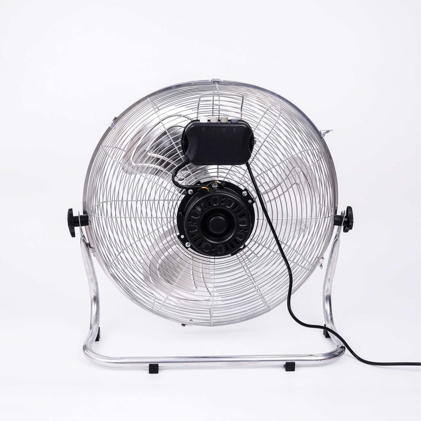 Gulvventilator i stål - Ø45 cm.