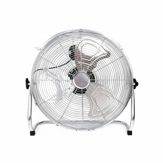 Gulvventilator i stål - Ø45 cm.