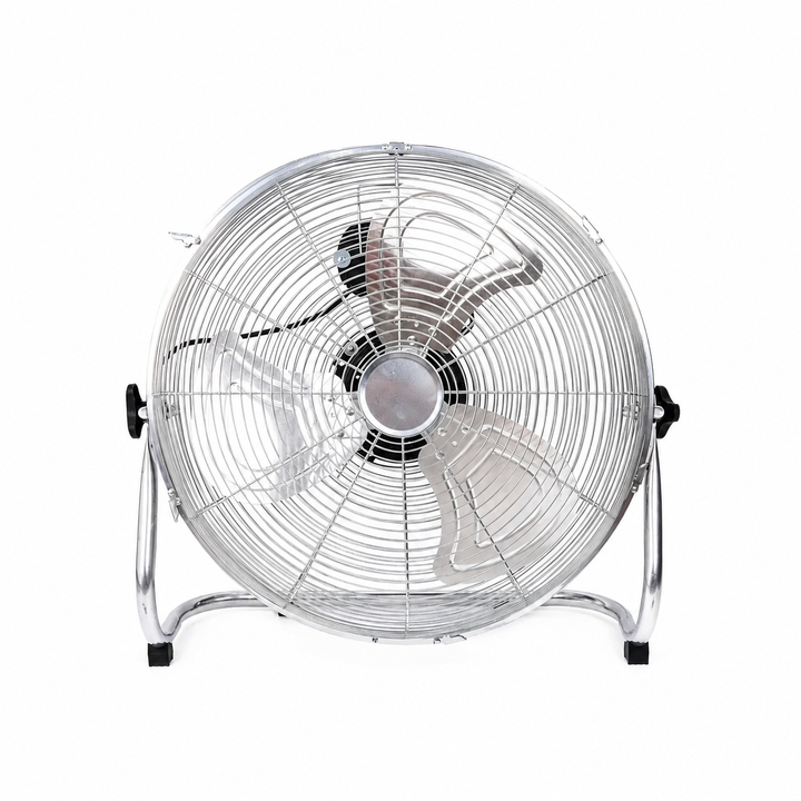 Gulvventilator i stål - Ø45 cm.
