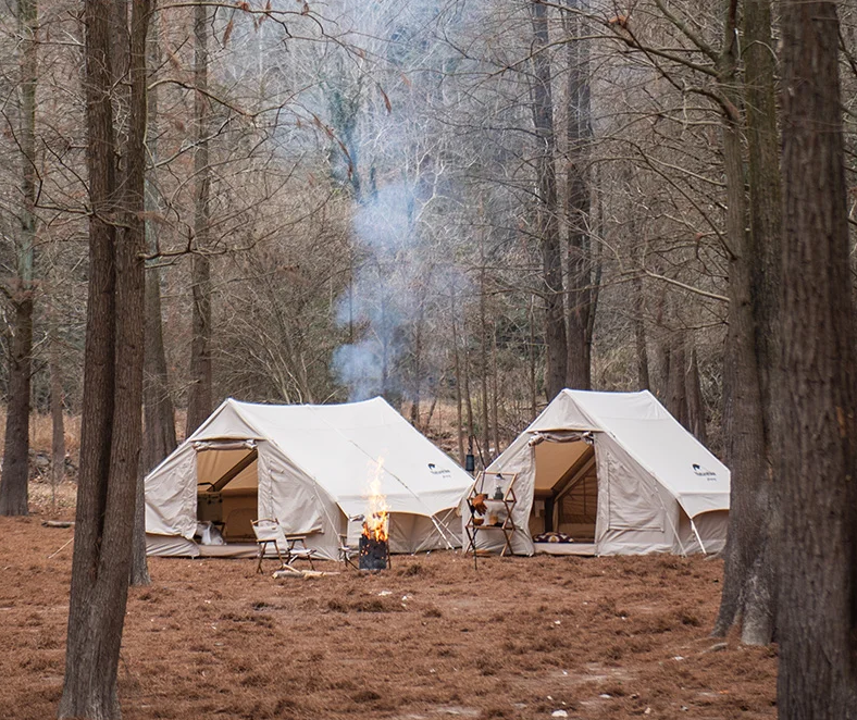 Oppustelig glamping telt - Large