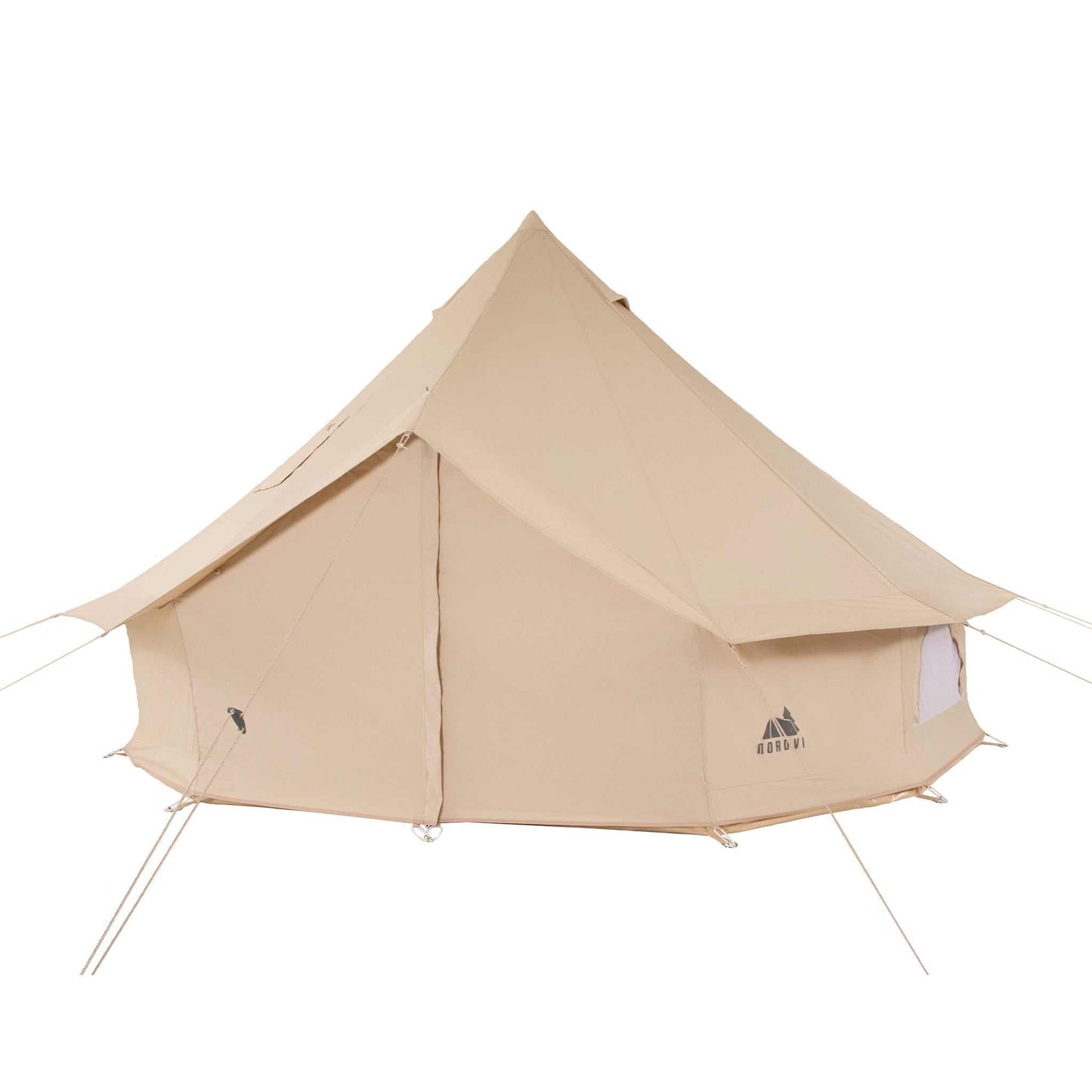 Glampint tipi telt - bomuld 5x5 meter