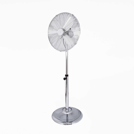 Gulvventilator i stål - Ø40 cm.