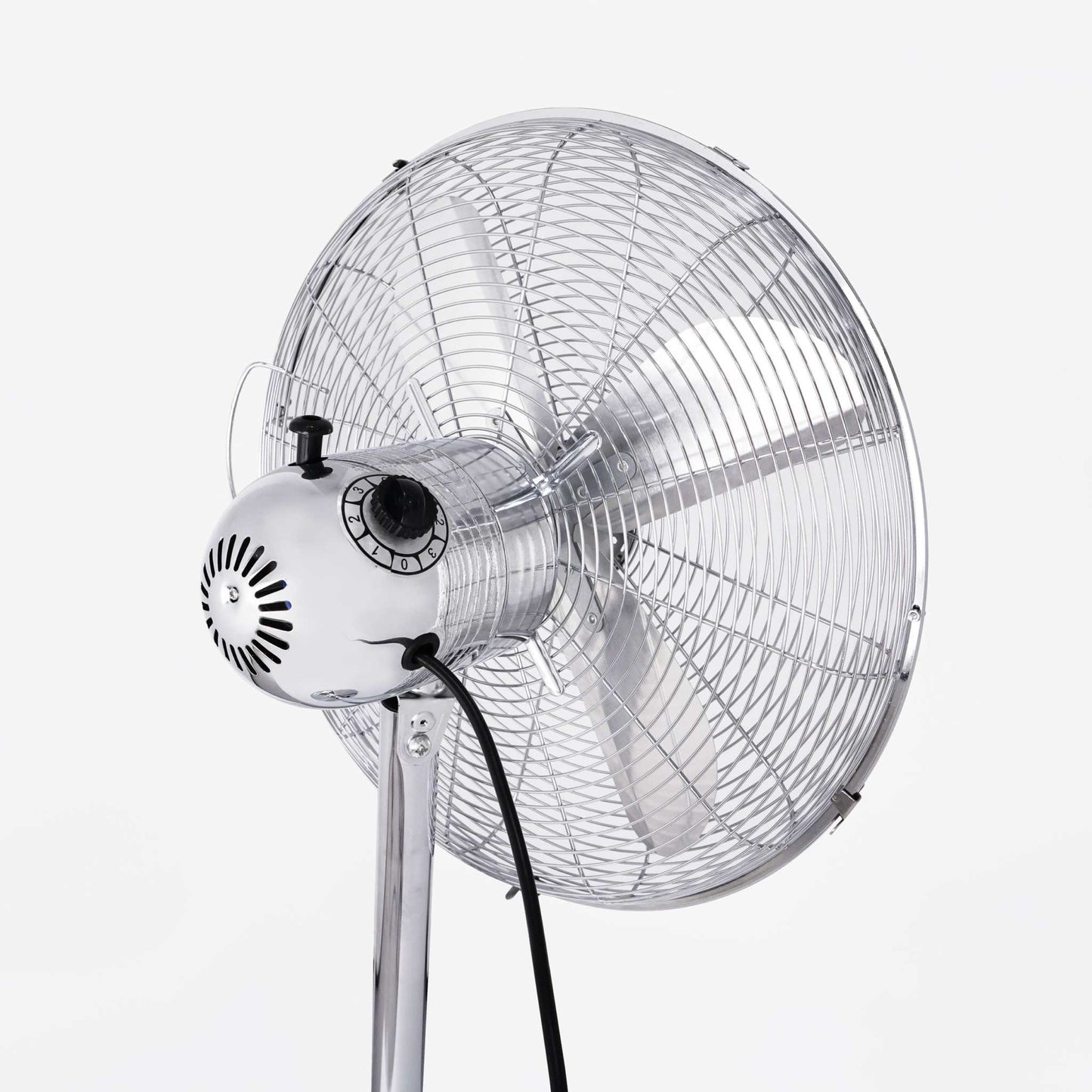 Gulvventilator i stål - Ø40 cm.