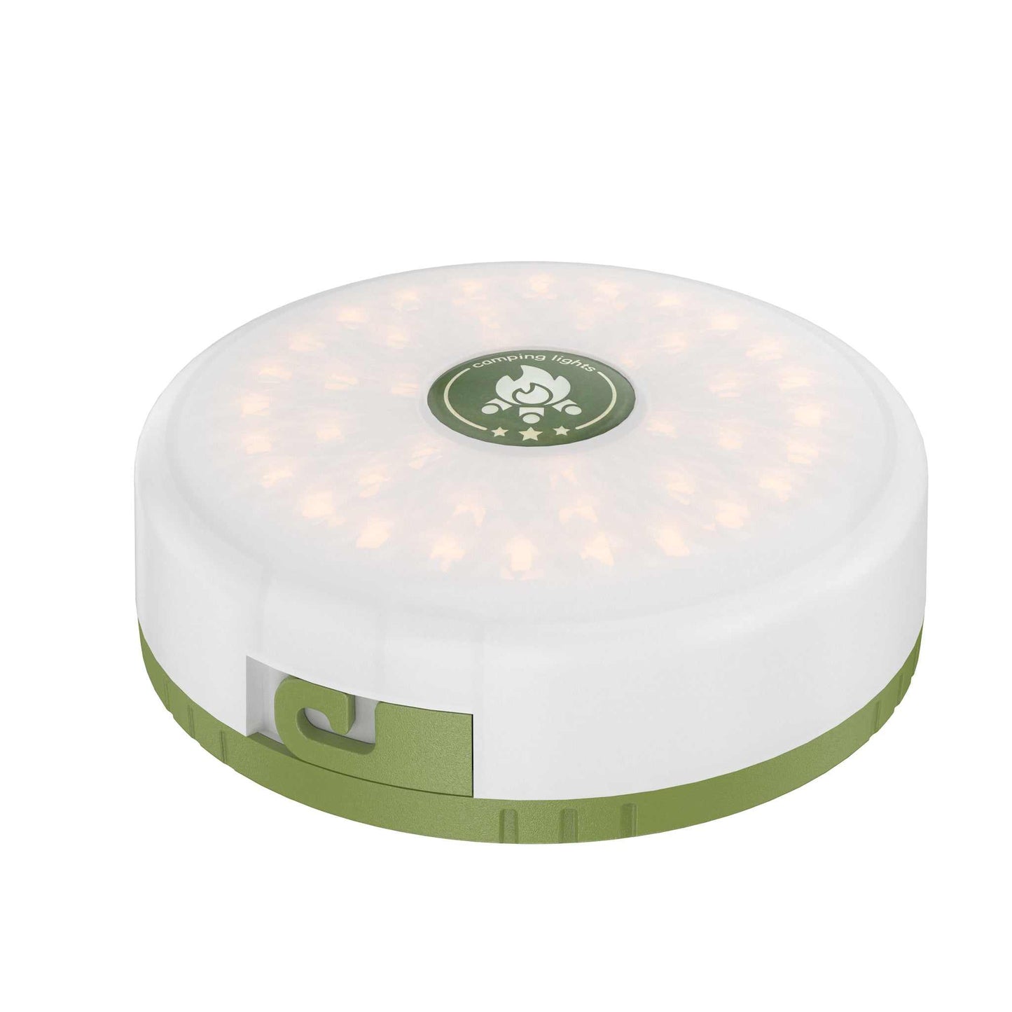 Genopladelig lampe med lyskæde