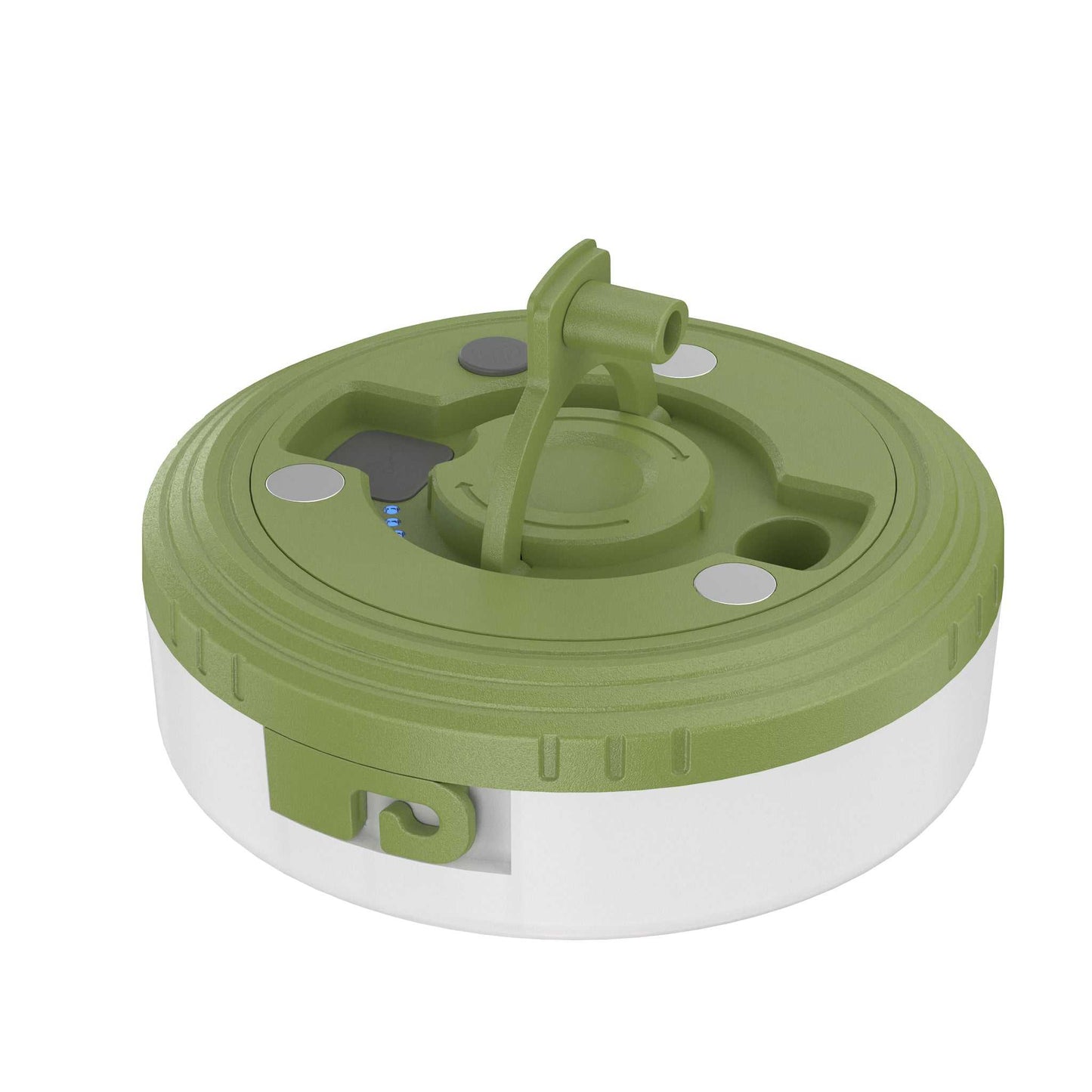 Genopladelig lampe med lyskæde