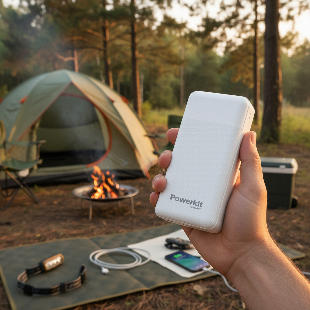 Powerbank 30.000 mAh - hurtigopladning