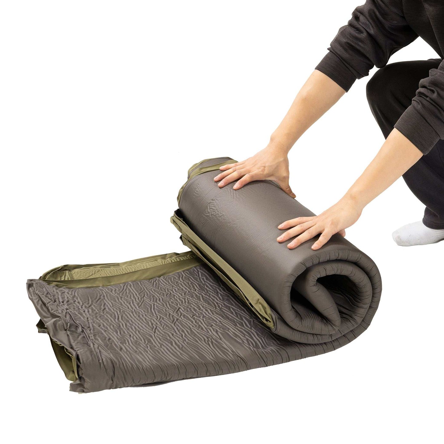 Selvoppustelig liggeunderlag til bil - Deluxe 10 cm.