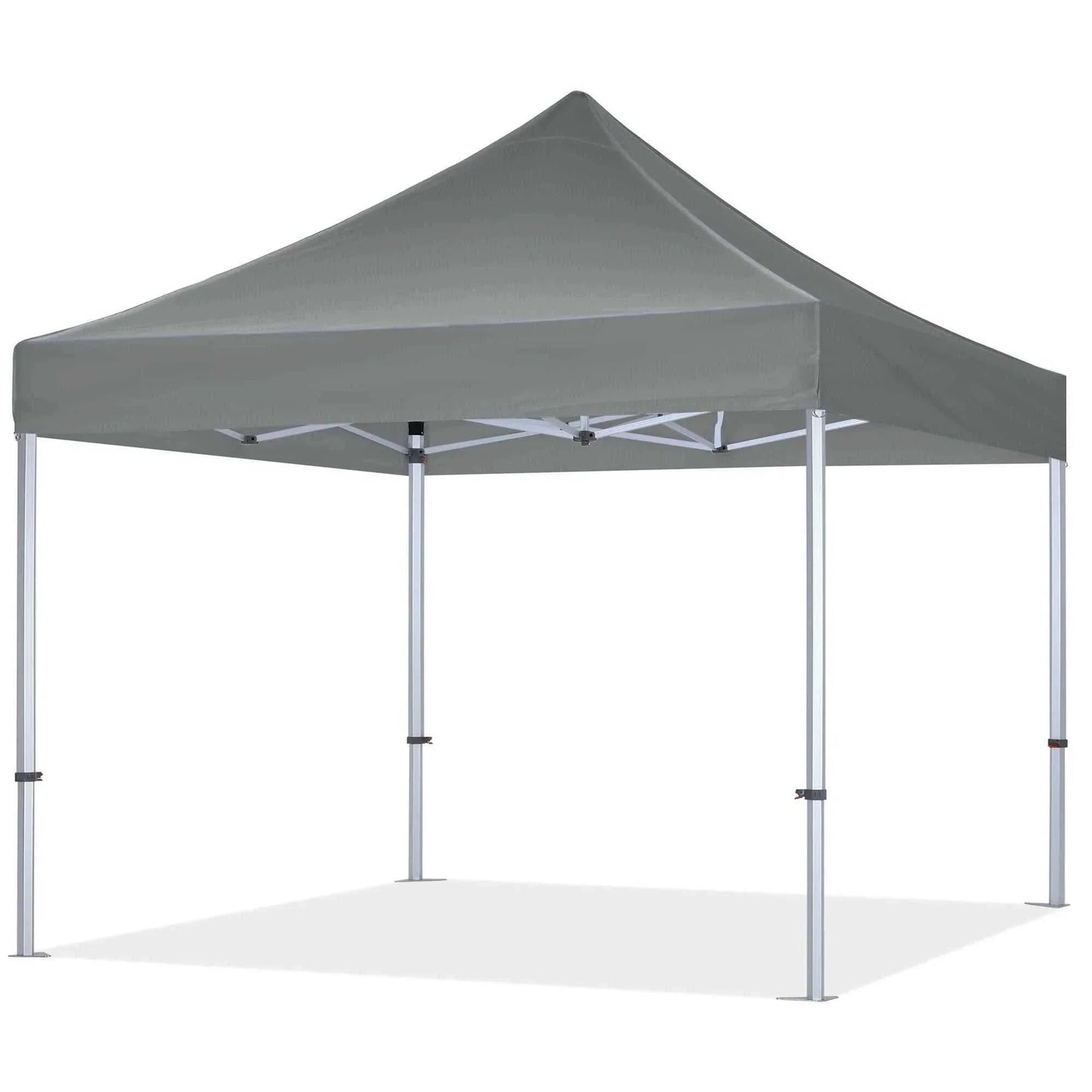 Premium 3x3m aluminium pavillon with waterproof and UV-protective polyester roof.