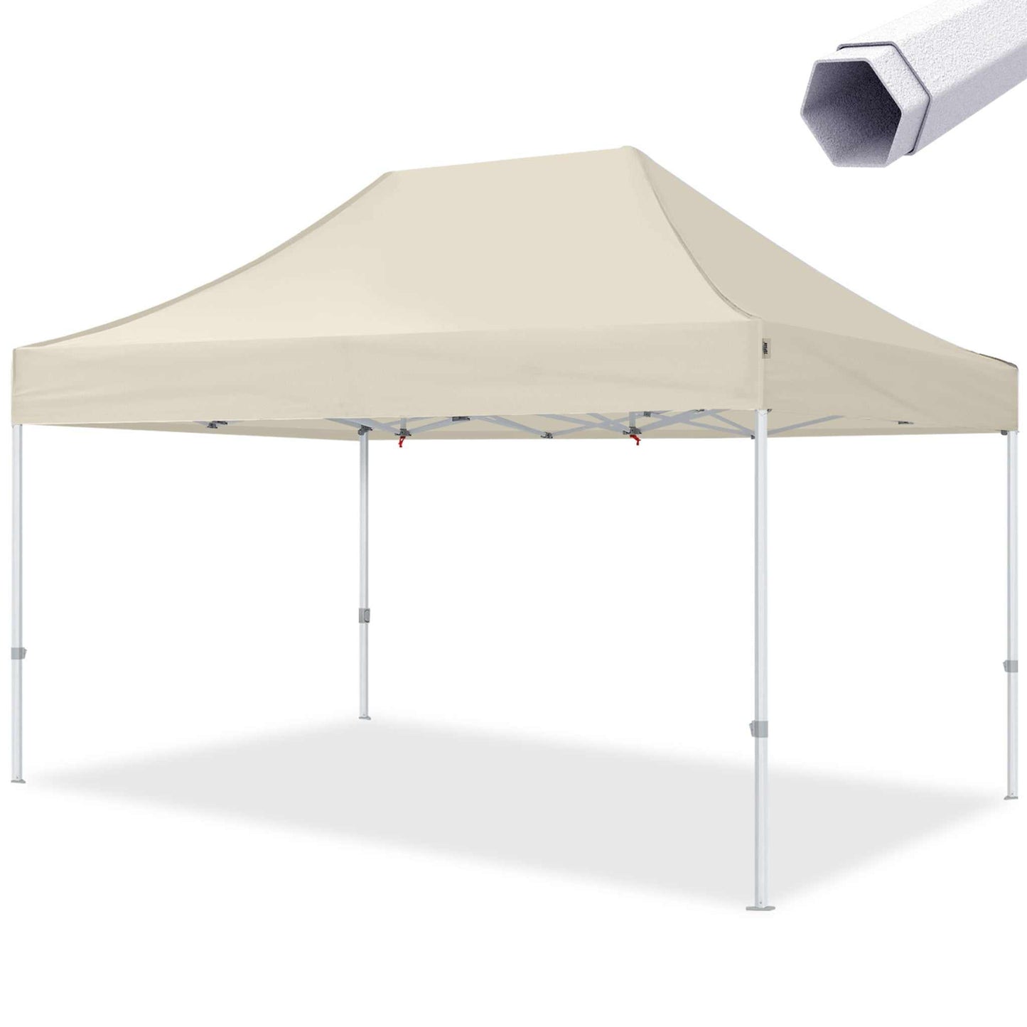 Pavillon Easy Up - 3x4,5m - Sekskantet stål