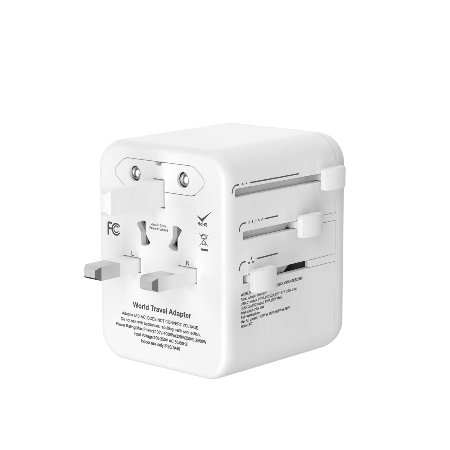 Universal rejseadapter