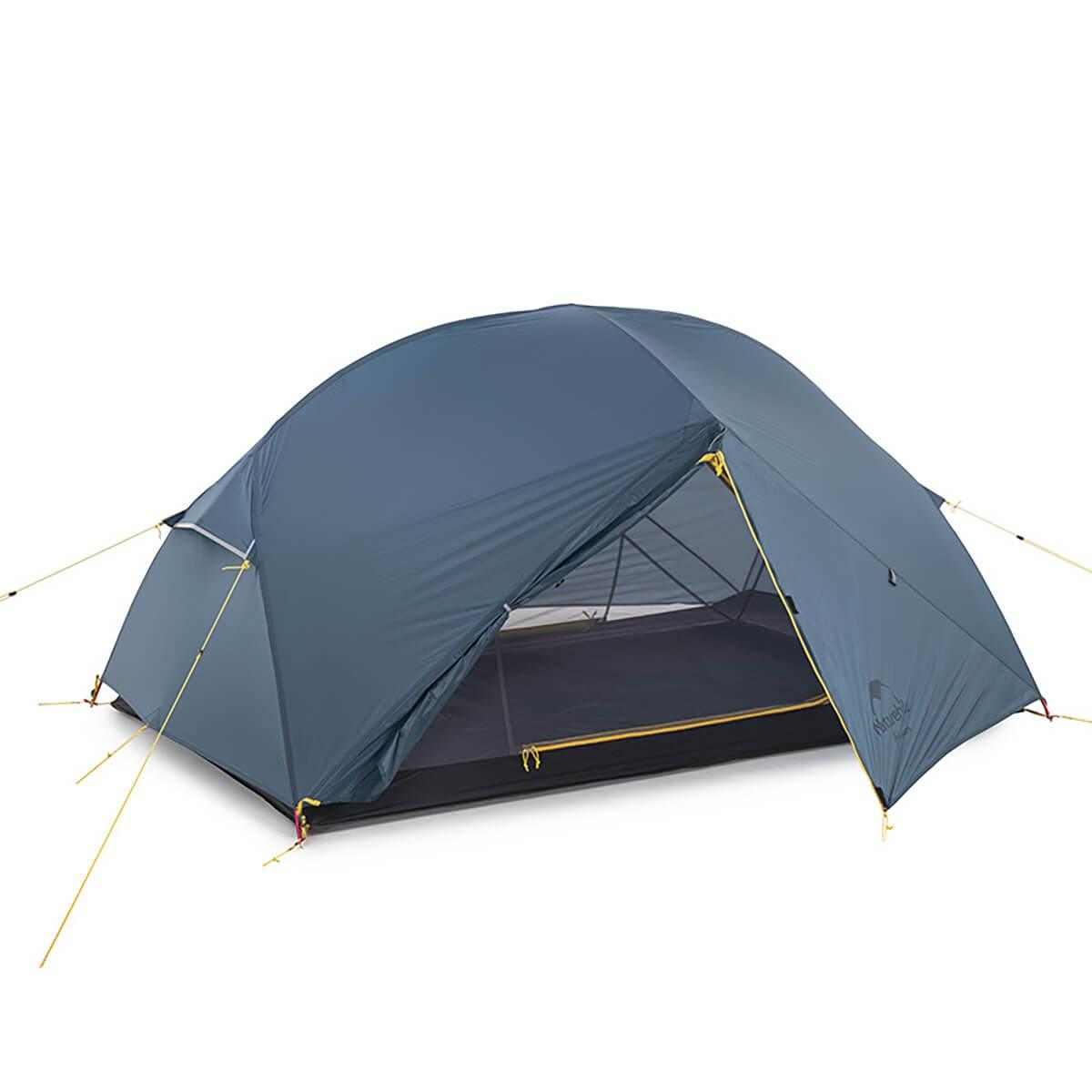 2 personers telt - Mongar ultralet dome, premium Naturehike letvægtstelt, velegnet til kraftig blæst og regn, 4000mm vandtæt, kun 2,3 kg.