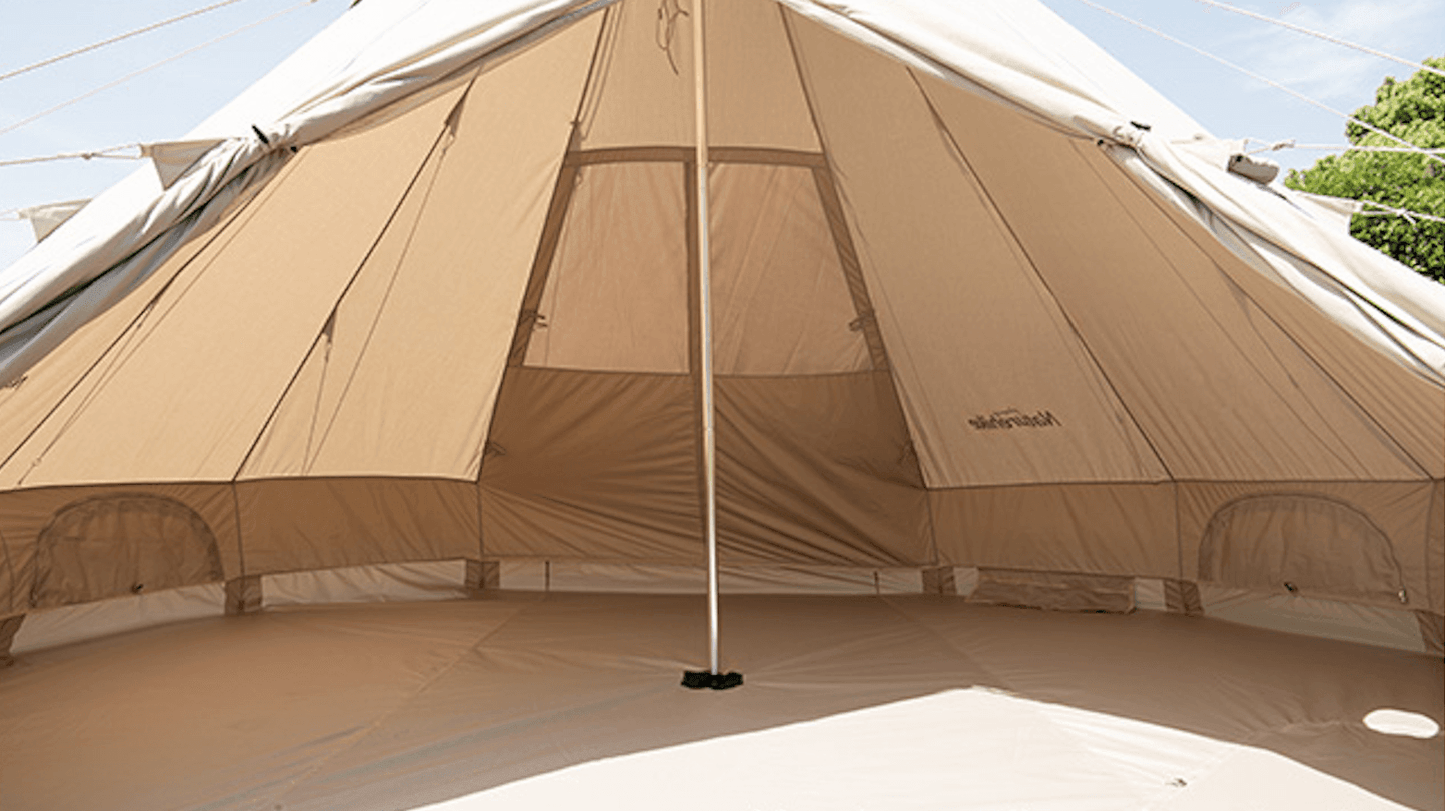 Glamping tipi telt - 12, cotton material, spacious interior, accommodates 10 people, ideal for 5-6, 6000mm waterproofing.