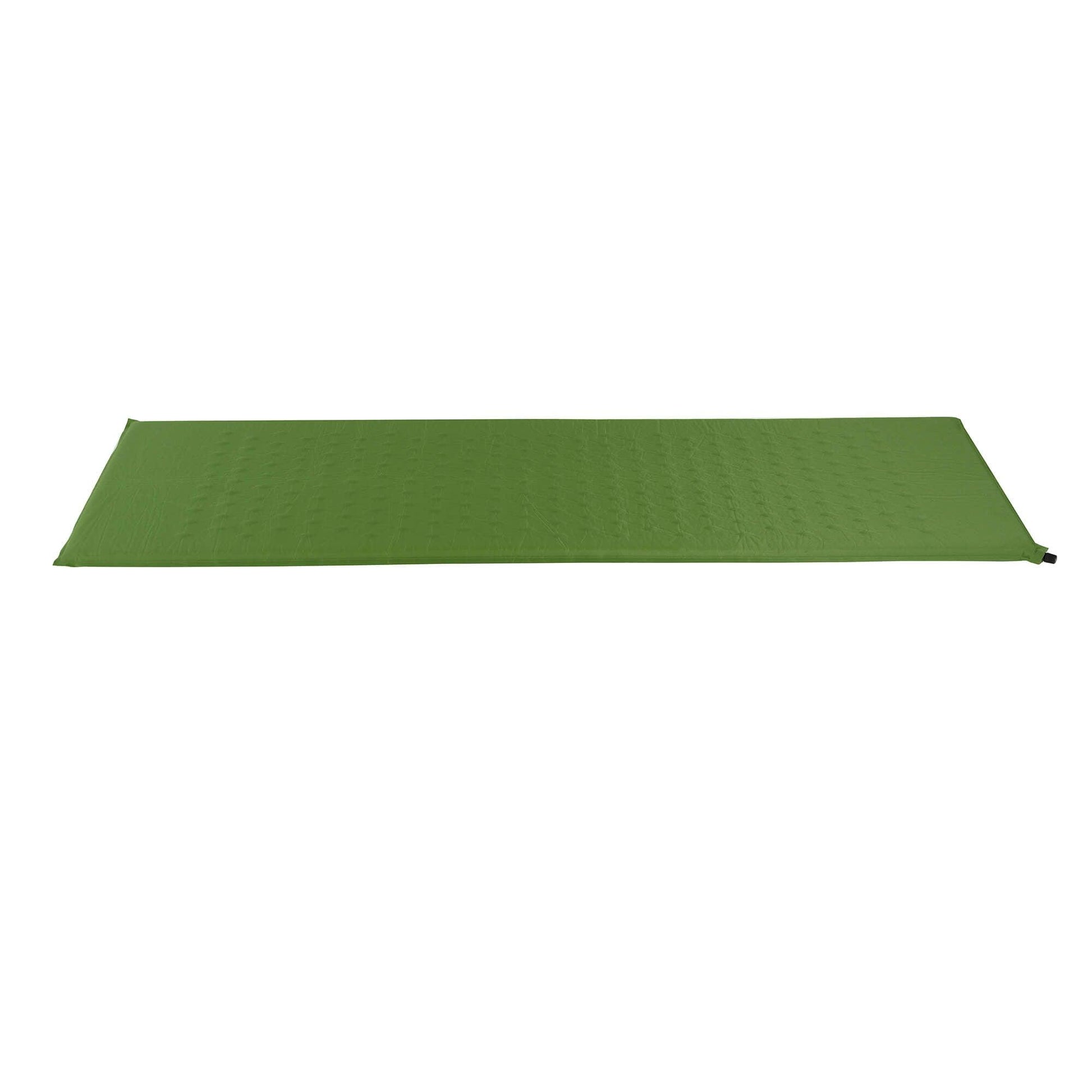 Selvoppustelig liggeunderlag 3 cm tyk, grøn, polyester, 185x53 cm.