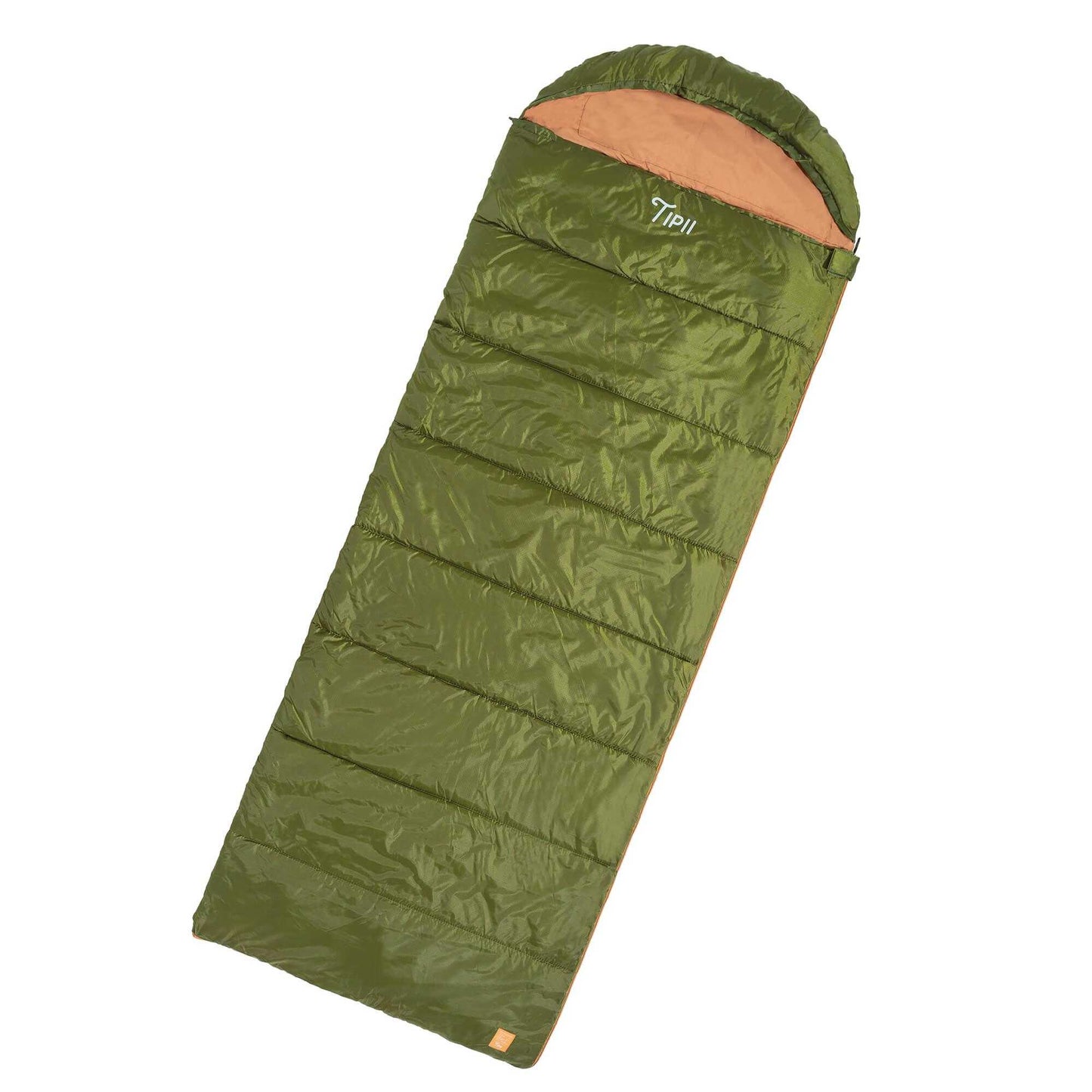 Green Sovepose - Colvin - 5-10°, lightweight and compact sleeping bag, durable polyester, suitable for up to 200cm, water-repellent, breathable.