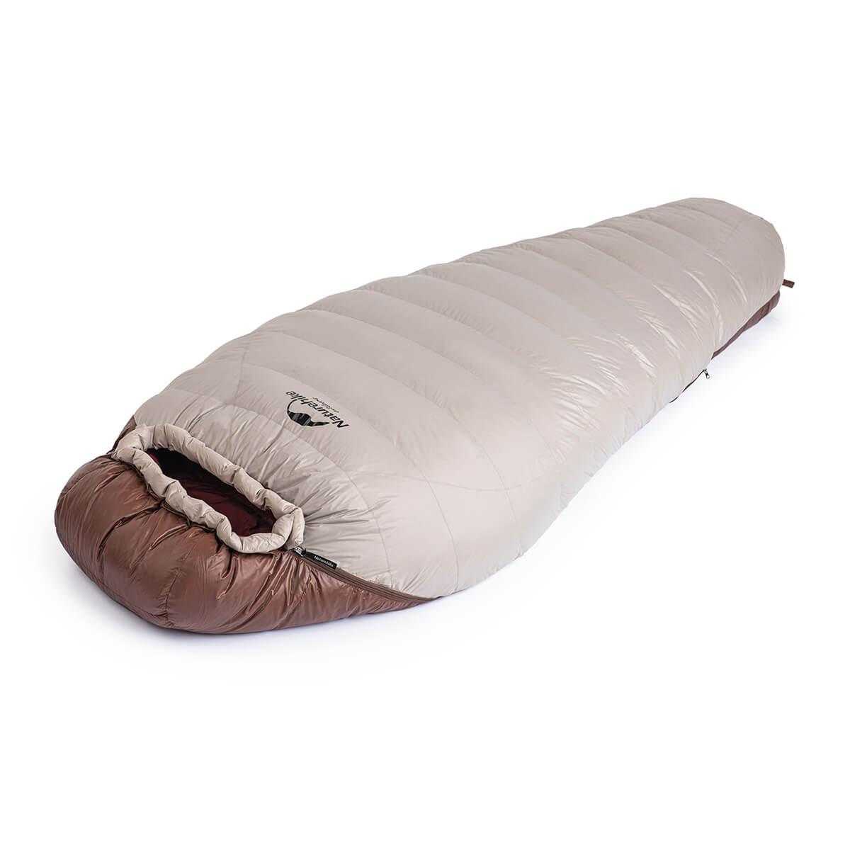 Dunsovepose mummy sleeping bag, suitable for 0° temperatures and up to 195 cm height.